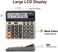 Comix Desktop Calculator, Large Computer Keys, 12 Digits Display, Champaign Gold Color Panel, C-2735