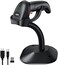 symcode USB Wireless Barcode Scanner, Handheld Laser Barcode Reader (2.4GHz Wireless &amp; USB2.0 Wired) with Receiver Storage of up to 10000 Code