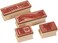 Juvale 4-Piece Card Making Stamps Set - Wood Mounted Rubber Stamps for Card Making, DIY Crafts, Scrapbooking - Happy Birthday, Thank You, Congratulations, with Love