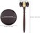 Apexstone Wooden Gavel and Block for Lawyer Judge Auction Sale