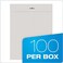 Quality Park Clasp Envelopes, Gummed, Executive Gray, 10x13, 100 per box (38597)