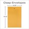 Quality Park 37894 Quality Park Clasp Envelopes, 9-1/4x14-1/2, 28lb, Brown Kraft, 100/Box,Light Brown