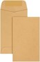 Quality Park #3 Coin and Small Parts Envelopes Gummed, Brown Kraft, 2.5x4.25, 500 per Box (50262)