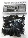 Magnetic Poetry Press in Letters Stone Concrete Stamps - Uppercase Traditional Typeface