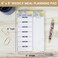 bloom daily planners Weekly Magnetic Meal Planning Pad for Fridge with Tear-Off Grocery Shopping List - Hanging Food/Menu Organizer Notepad with Magnets - 6&rdquo; x 9" - Lemons