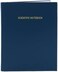 BookFactory Scientific Notebook - 96 Pages (.25" Ruled Format), 8 7/8" x 11 1/4", Imitation Leather Cover, Smyth Sewn Hardbound Scientific Notebook 8.875" x 11.25" - 96 pg