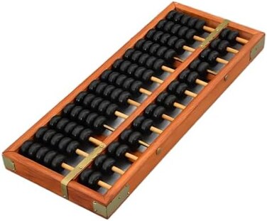 MAGIKON Vintage-Style Chinese Wooden Abacus, Chinese Lucky Calculator