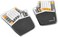 غريفتي مجموعة وسادات معصم من ارجودوكس مكونة من قطعتين مقاس 6.5 انش × 4.2 انش × 0.75 انش، مساند معصم عاكسة تدعم مجموعات كيبورد كمبيوتر الالعاب - مسند يد مريح لراحة اليد (اسود نايلون)