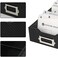 Jack Cube J JACKCUBE DESIGN Carbon Fiber Business Card Organiser Coupon Holder Name Card Organiser Name Card Holder With Removable Divider For Desk(10.9 x 4.5 x 24.7 cm)- :MK171
