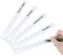 KINGLAKE 200 Pcs White Plastic Plant Tree Tags Nursery Garden Lables 2x20cm Wrap Around Hanging Tags Nursery Garden Stakes Large Writing Surface