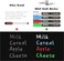 Chalky Crown Magnetic Dry Erase Menu Board for Fridge Includes 4 Liquid Markers - Weekly Meal Planner Blackboard, Grocery List and Notepad for Kitchen Refrigerator - board Magnet