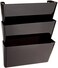 Deflecto Conversion File Jackets And Pockets, (DEF93604), Black, Pack of 1