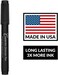 Dri Mark Dual Test 351UVCL - The Original Counterfeit Detection Marker Pen with UV LED Cap, Tests for Security Strips and Authentic Currency Paper - 1 UV Light/Pen Combo Plus 1 Holder with Coil
