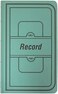 Boorum &amp; Pease Canvas Account Book, Record, 16 Lb., 12 1/8" x 7 5/8", 500 Pages, Blue