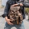 حقيبة ظهر كلاسيكية من الجلد المحبب بالكامل من بولار، حقيبة ظهر كاجوال للاب توب، حقيبة يومية للرجال والنساء