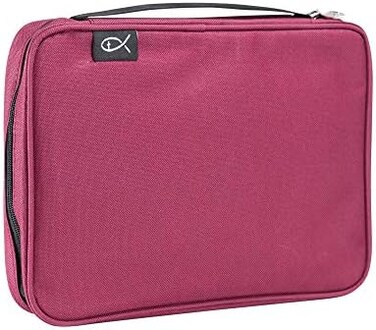 Divinity Boutique Bible Cover Basic Burgundy, XXL (21450)   8" x 10.75" x 2.75