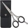 3 Swords Germany professional BEARD MUSTACHE HAIR SCISSORS, stainless steel, straight blade, sharp, with black case