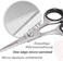 3 Swords Germany professional BEARD MUSTACHE HAIR SCISSORS, stainless steel, straight blade, sharp, with black case