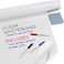 Kassa Clear Dry Erase Board Sticker - 18" x 78 (6.12.7 cm) 3 Dry-Erase Markers Included Transparent White Film for Refrigerator, Desk, Office Glass Whiteboard Wall Alternative