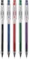 PILOT G-Tec-C Gel Ink Rolling Ball Pens, Ultra Fine Point (0.4mm), Black/Blue/Red/Green/Purple Inks, 5-Pack Pouch (35480)