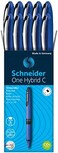 قلم ون هايبرد سي براس كروي من شنايدر، مقاس 0.5 ملم مع حبر ازرق، عبوة من 10 قطع (183203)