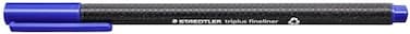 Staedtler Triplus Fineliner 334-3 Tips, Blue (Pack Of 10)