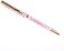 Graphique Fashion Pen, 5.5" Refillable Black Ink Ballpoint Pink Cheetah w/Wild Thoughts Quote &amp; Matching Gift Box, Makes a Beautiful, Unique Gift