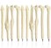MXXGMYJ Creative Novelty Bone Shape Ink Ballpoint Pens Finger Pen Nurse Doctor Pen Stationery Gift Crazy Student Gift Pack of 20