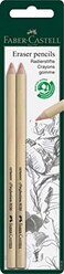Faber-Castell Faber-Castel Eraser Pencils, 2-Pack, 2 Count (Pack of 1), Multicolor