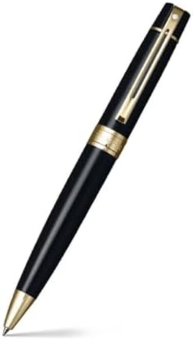 Sheaffer 9325 Black Gold Trims Ballpoint Pen