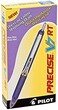 Pilot Precise V7 RT Refillable &amp; Retractable Liquid Ink Rolling Ball Pens, Fine Point (0.7 mm), Blue, 12-Pack