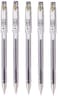 Pilot Hi-Tec-C 025 Gel Ink Pen, Hyper Fine Point 0.25mm, Black Ink, LH-20C25, Value Set of 5