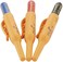 Pica Ink Set, Permanent Marker pens, 3 pens, Black, Blue, Red (Pack of 3)