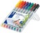 STAEDTLER 315 WP8 Lumocolor Universal Non Permanent Medium Pens - Assorted Colours