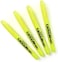Promarx Glowline Pocket Highlighter Sticks, Yellow, 4 Count