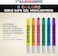 US Office Supply U.S. Bible Safe Gel Highlighters - 6 Bright Neon Highlight Colors - Won't Bleed, Fade or Smear - Study Guide