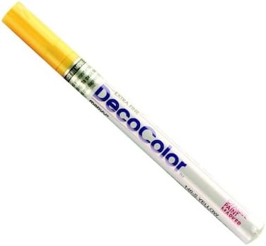 Uchida 140-C-5 Marvy Deco Color Extra Fine Paint Marker, Yellow