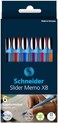 شنايدر حافظة اقلام حبر جاف اكس بي تيب من سلايدر ميمو 150296، عبوة من 6 قطع