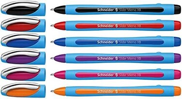 شنايدر حافظة اقلام حبر جاف اكس بي تيب من سلايدر ميمو 150296، عبوة من 6 قطع