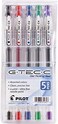 Pilot G-Tec Ultra Fine Line Pen - Set of 5 Pieces