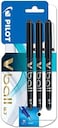 Pilot Vball 7 Liquid Ink Rollerball 0.7 mm tip (Pack of 3) Pen - Black