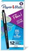Paper Mate Flair Point-Guard Porous Point Pens, 12 Black Pens.