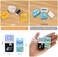 EIKOSON 6 Pack of Pencil Erasers, Kids Eraser with Roller and Cover, Fun and Cute Animal Themed Eraser, Great Gift for Kid of Cute School Supplies