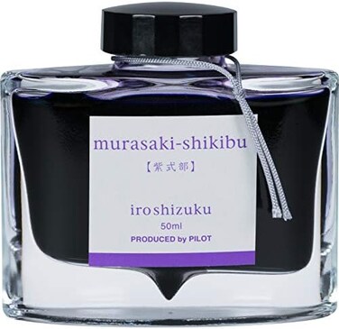 PILOT Iroshizuku Bottled Fountain Pen Ink, Murasaki-shikibu, Japanese Beautyberry (Purple) 50ml Bottle (69221)