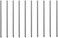 MengRan 2.75'' Mini Ballpoint Ink Pen Refills for Twist Pens, D1 Pen Refill, Compatible with Swarovski Pen Refills (10 Pcs Black Ink)