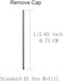MengRan 2.75'' Mini Ballpoint Ink Pen Refills for Twist Pens, D1 Pen Refill, Compatible with Swarovski Pen Refills (10 Pcs Black Ink)