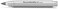 Kaweco Sketch Up Satin Chrome 5.6mm 5B Lead Mechanical Pencil - Solid Metal Octagonal Eight Edge Design, 10.3 cm Retractable, Refillable, Silver