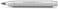 Kaweco Sketch Up Satin Chrome 5.6mm 5B Lead Mechanical Pencil - Solid Metal Octagonal Eight Edge Design, 10.3 cm Retractable, Refillable, Silver