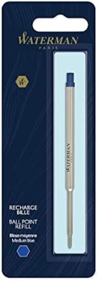 Waterman Ballpoint Refill for Ballpoint Pens, Medium point, Blue ink (834264)