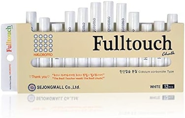 Hagoromo Fulltouch Color Chalk 1 Box [12 Pcs/White]